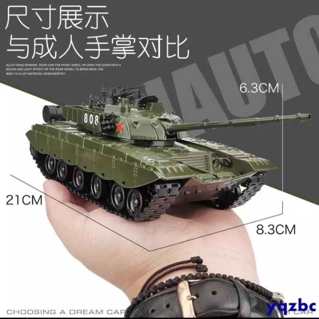 Diecast Mainan Tank