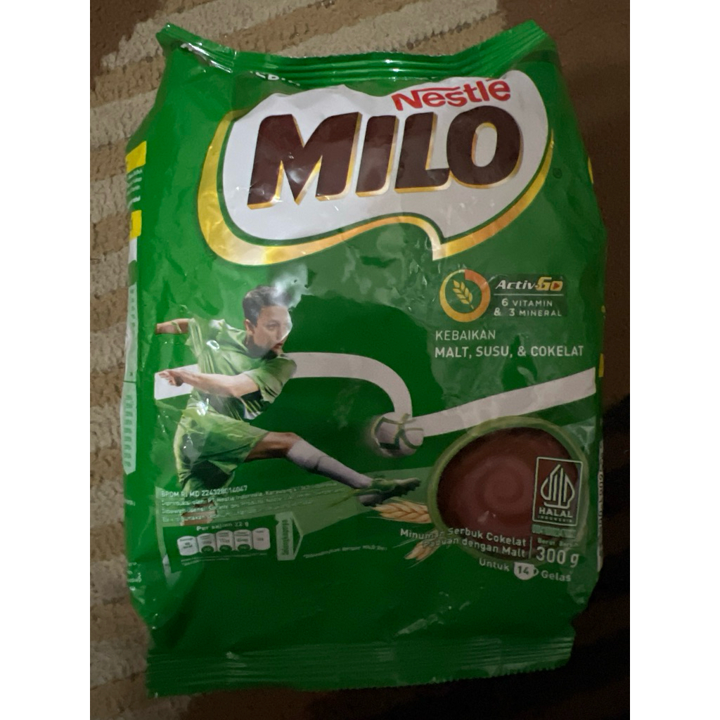 

MURAH Milo Activ-Go Susu Bubuk Cokelat 300 gr