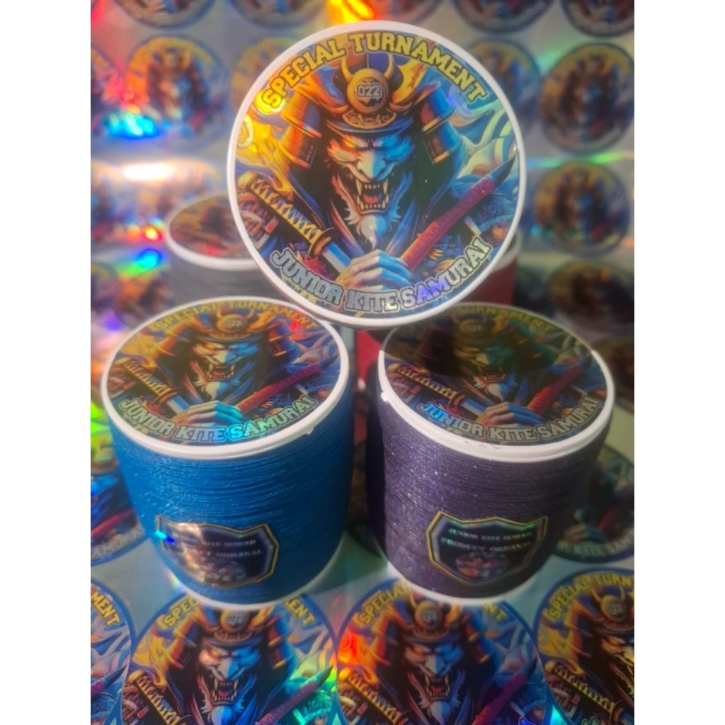 Gelasan Junior Kite Samurai MATOT 1800 Yard Gahar Merang Dan Tajam