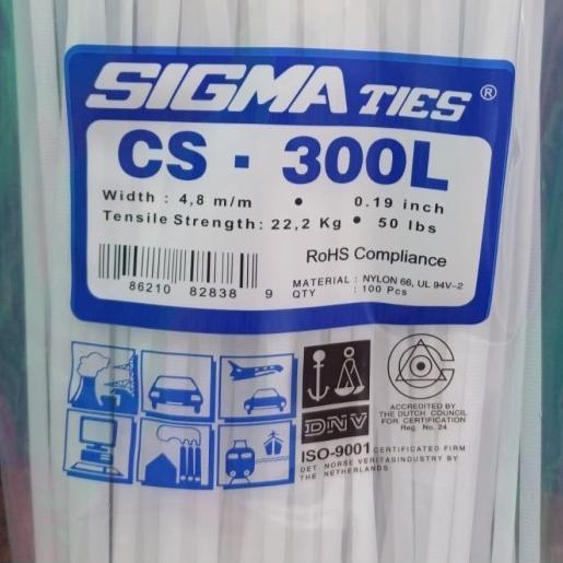 

Kabel Ties SIGMA CS-300L CS 300L