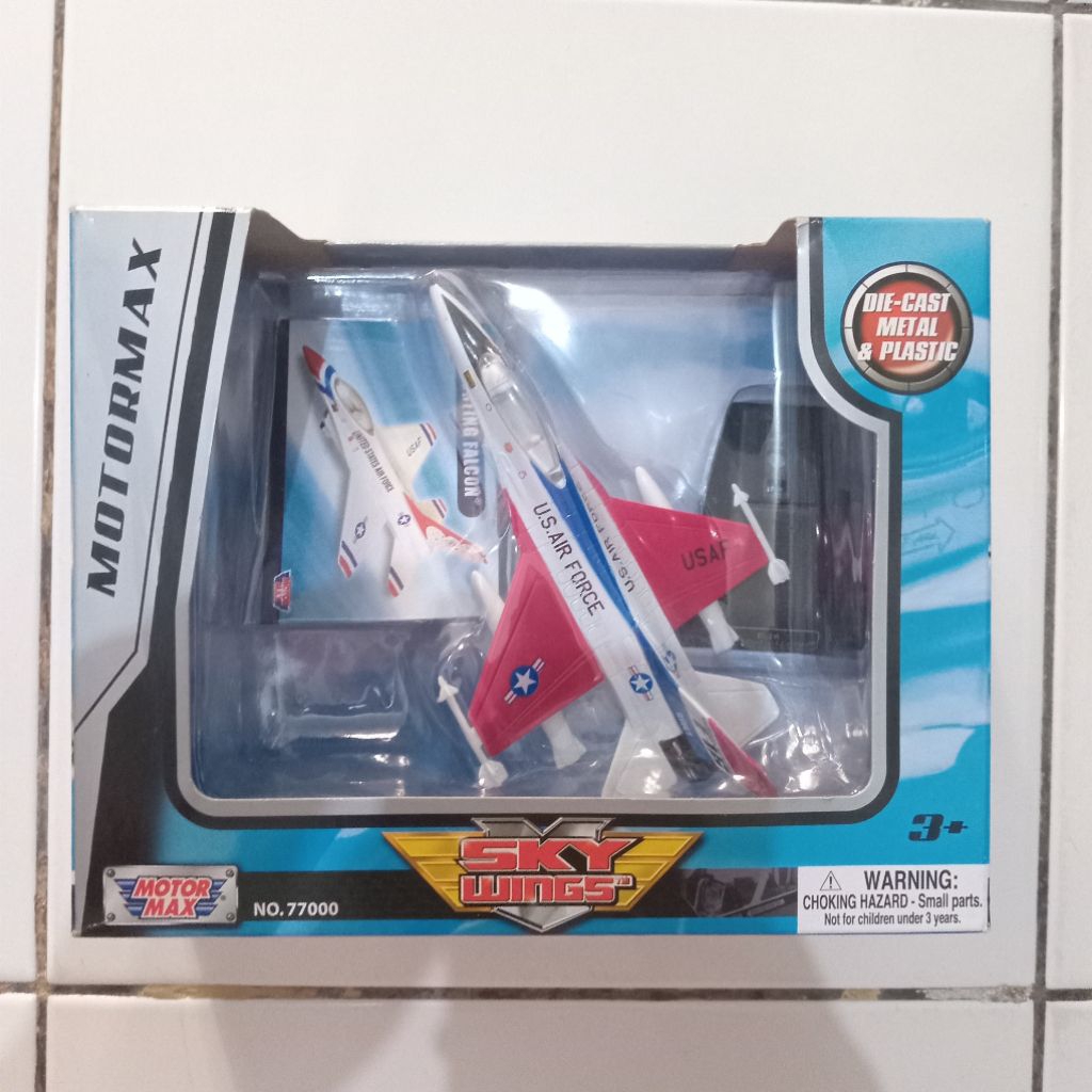 motormax skywings diecast metal F-16 fighting falcon USAF