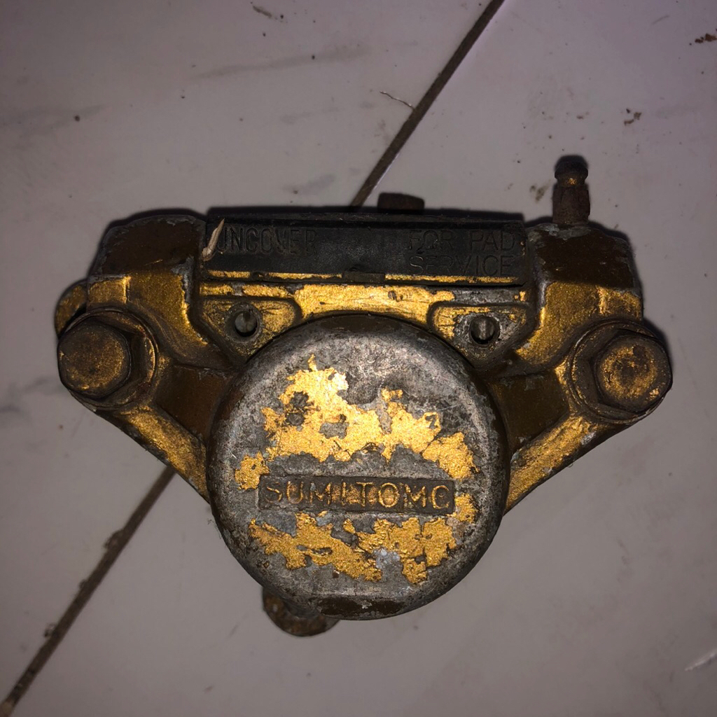 kaliper cakram sumitomo 2 piston limbah moge original second