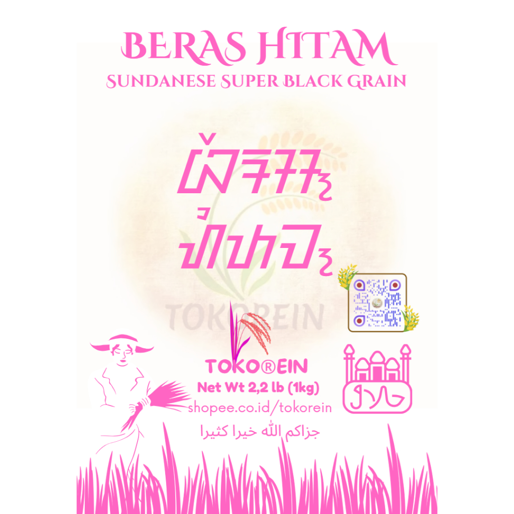 

Benih Padi Hitam dan Beras Hitam (حَلَالًا طَيِّبًا)