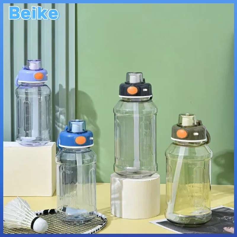 Gelas air olahraga plastik baru, gelas portabel yang cantik, gaya sederhana, botol air transparan be