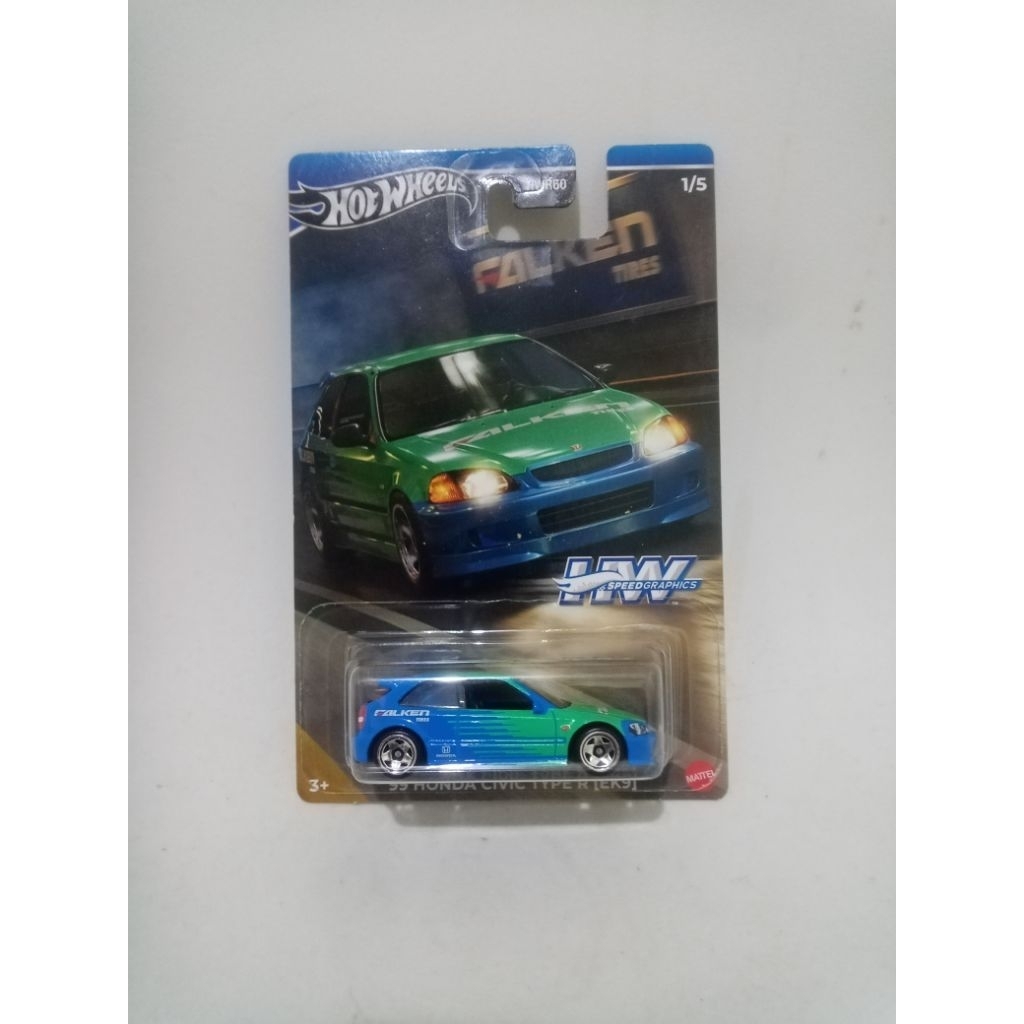 hot wheels honda civic ek9 falken