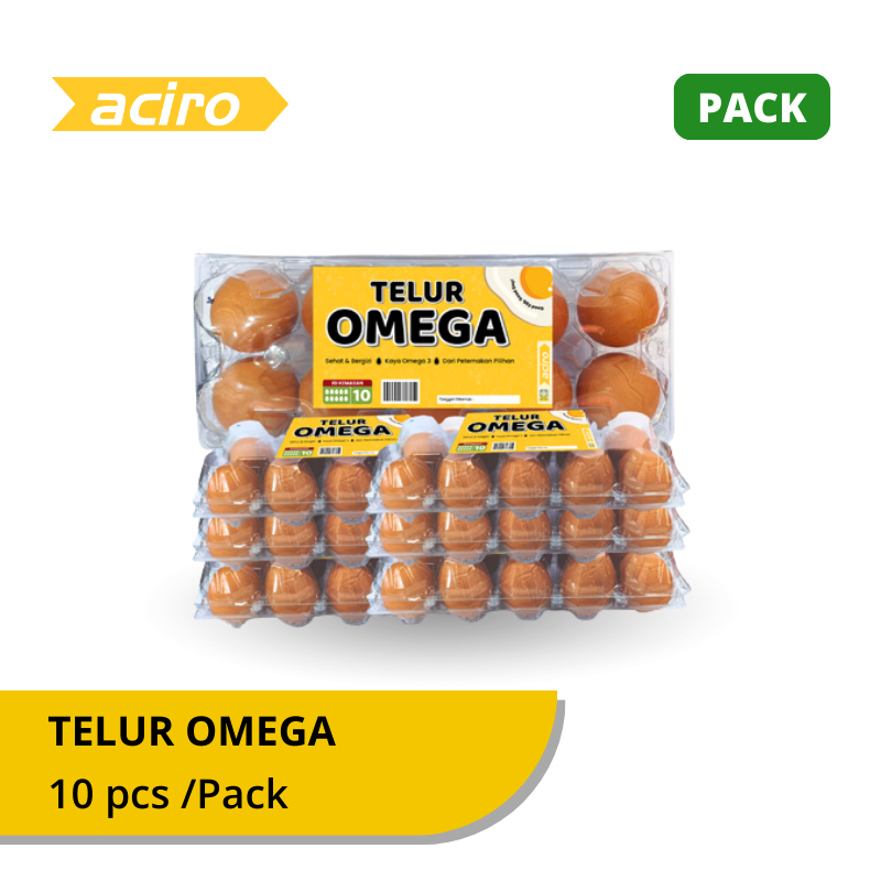 

Telur Ayam Omega isi 10 pcs /Pack