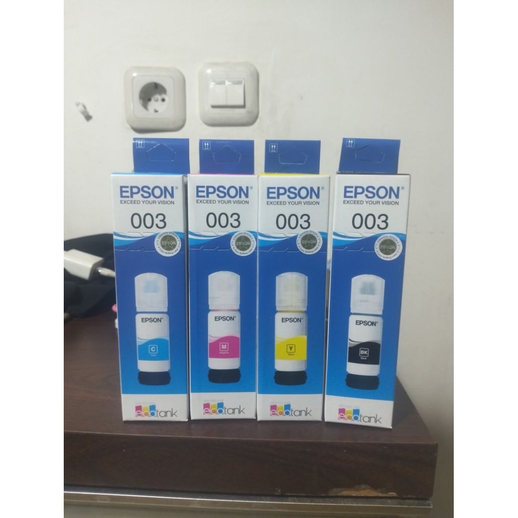 1 set tinta Epson 003 original