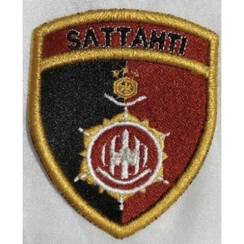 logo sattahti bordir timbul 3d