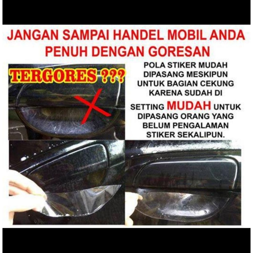 sticker antigores pintu mobil agya ayla
