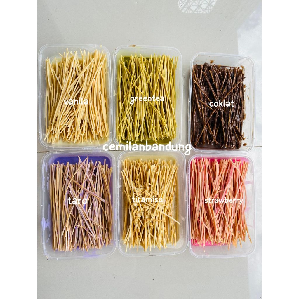 

mie lidi coklat lumer 500ml & aneka rasa coklat, strawberry,vanilla,taro,greentea,tiramisu free packing kardus