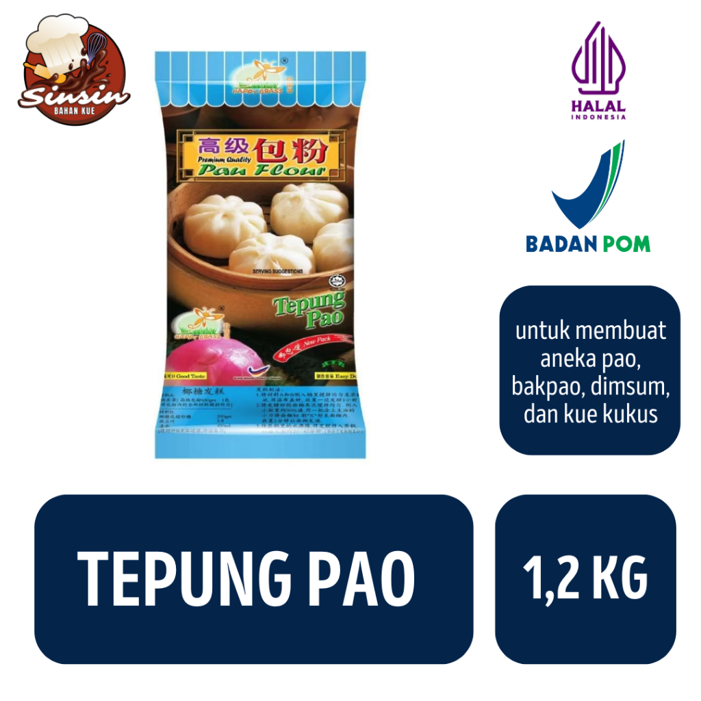 

Tepung Pao Happy Grass [1,2 KG]