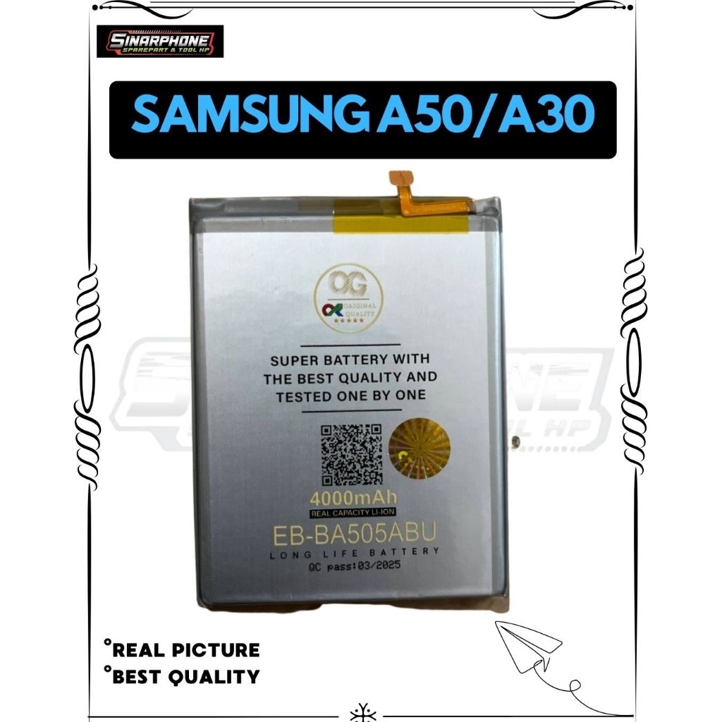 BATERAI SAMSUNG A50/A50S/SAMSUNG A30/SAMSUNG A20