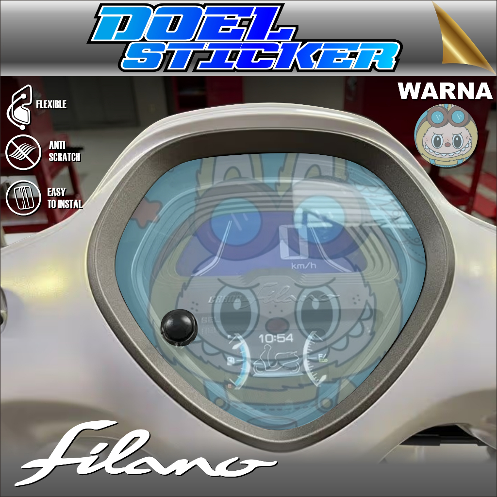 Stiker Spedometer Cover Spedometer Filano Aksesoris Variasi filano  Doel 02
