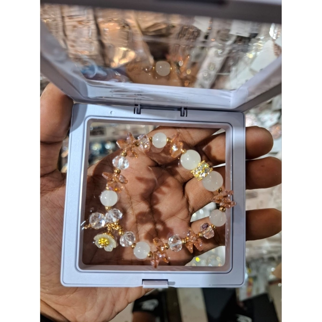 Gelang Kristal Swarovski Tali Serut