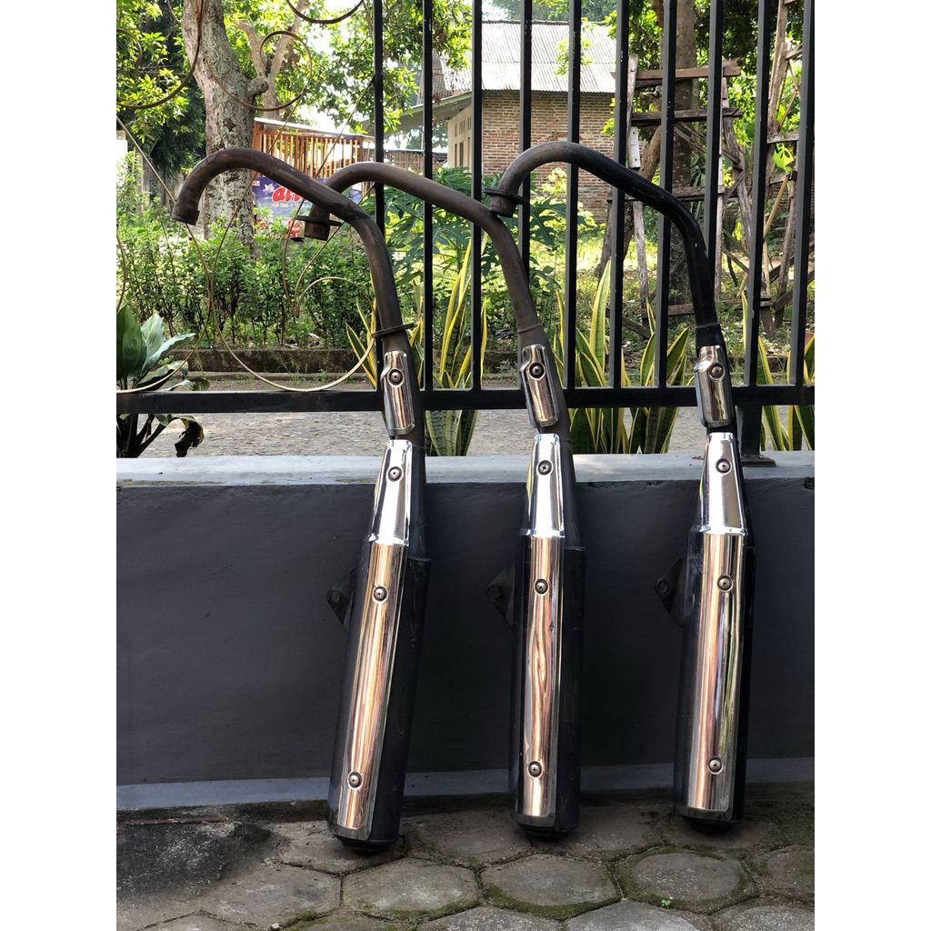 Knalpot Megapro Primus Suara Standar Pabrik