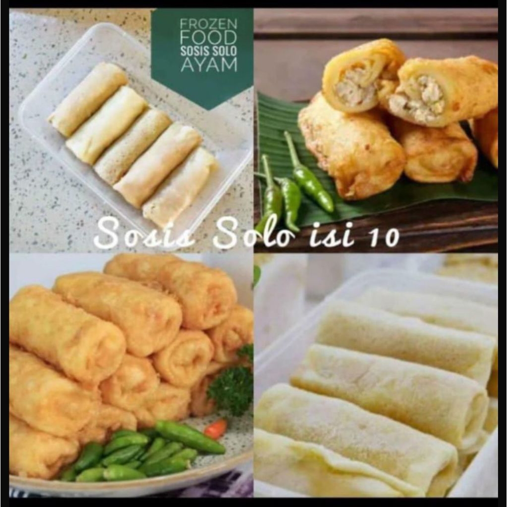 

SOSIS SOLO ISI AYAM / ISI 10 PCS / FROZEN