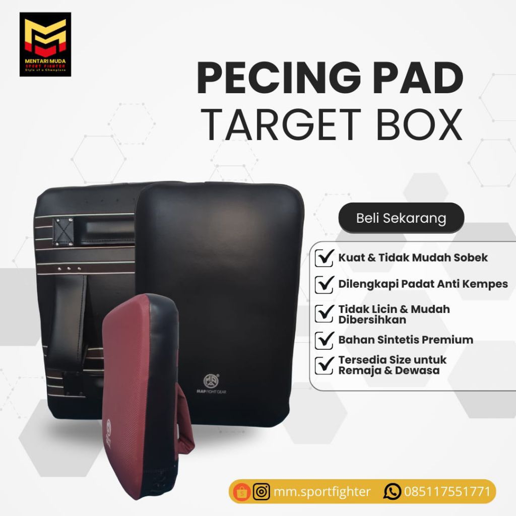 Pecing Pad MAP / Pecing Pencak Silat / Target box / Alat Latihan / Perlengkapan Pencak Silat
