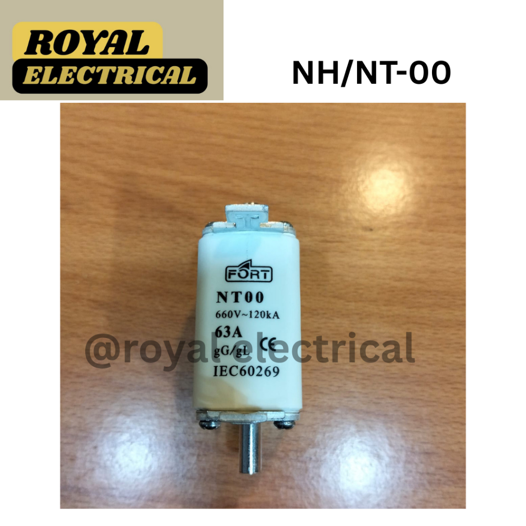 FORT NH/NT FUSE LINK - TYPE NH-00 / 25A / 35A/ 40A/ 50A/ 63A/ 80A/ 100A/ 125A/ 160A