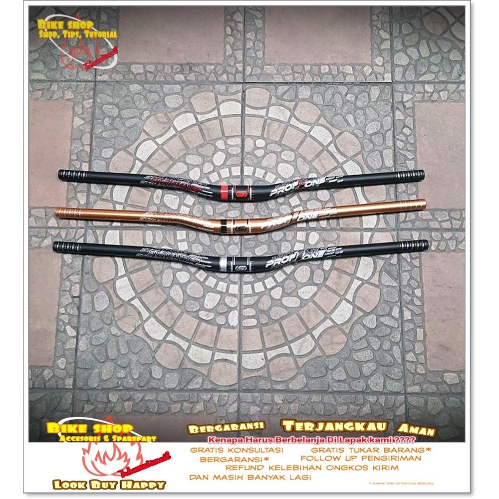 STANG SEPEDA STRUMMER PROF ONE MTB 31.8 Sepeda GUNUNG MTB SPAREPART SEPEDA TERMURAH