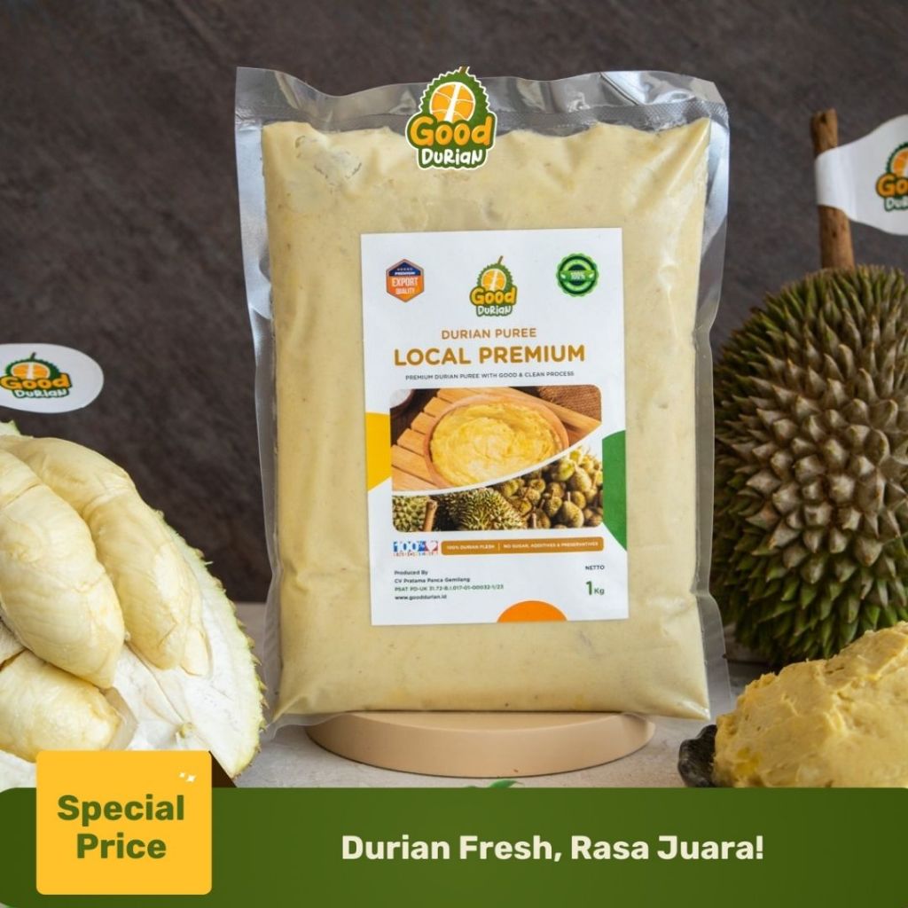 

Daging Durian Frozen Montong Palu / Lokal Premium / Musang King Kualitas Terbaik - Good Durian