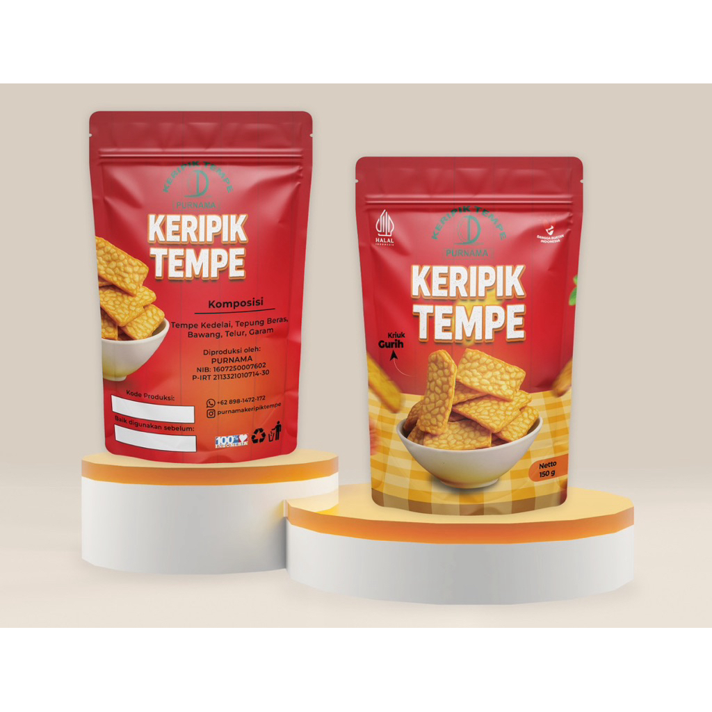 

Keripik Tempe Purnama 150 g