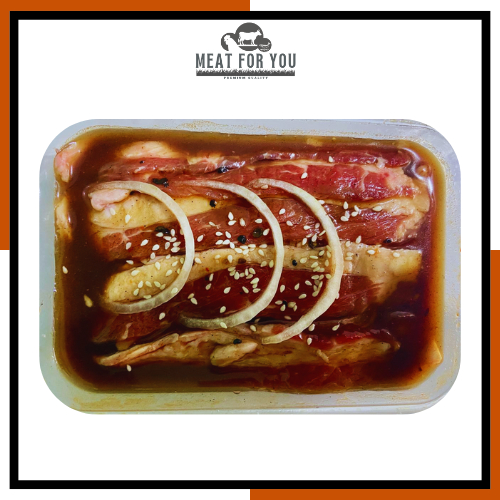 

Daging Slice Marinasi Blackpepper 500 Gram