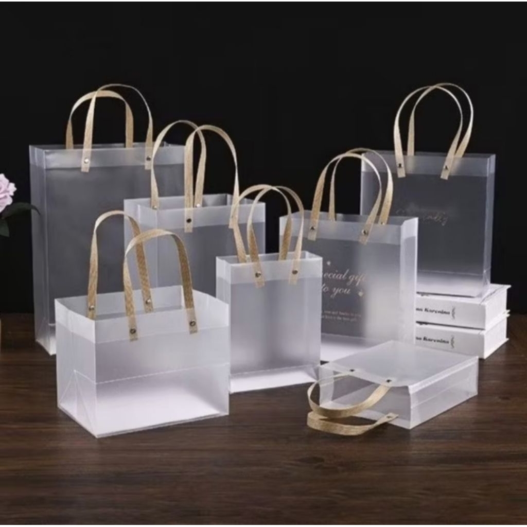 Paper Bag/Goodi Bag Bening HAMPERS KADO