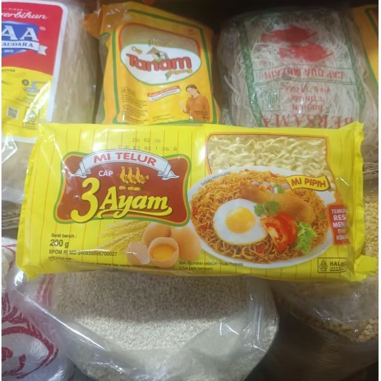 

Mie Telur cap 3 Ayam