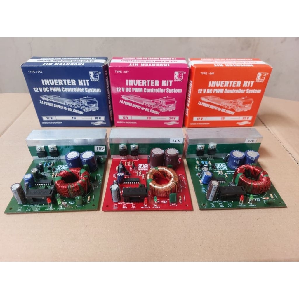 Kit Inverter DC To DC CT 12V 0 To 18V 24V 32V