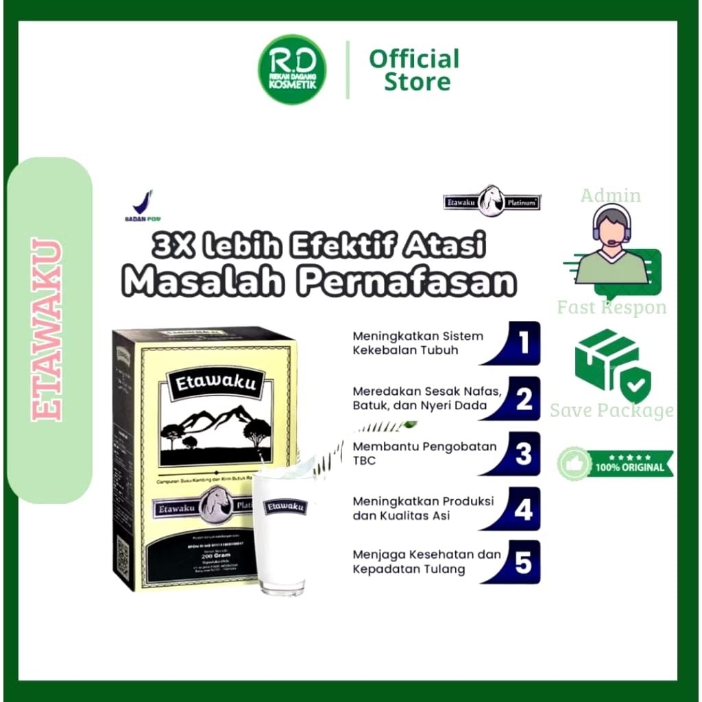 

Etawaku platinum susu kambing etawa - sembuhkan tulang sendi dan sesak nafas.