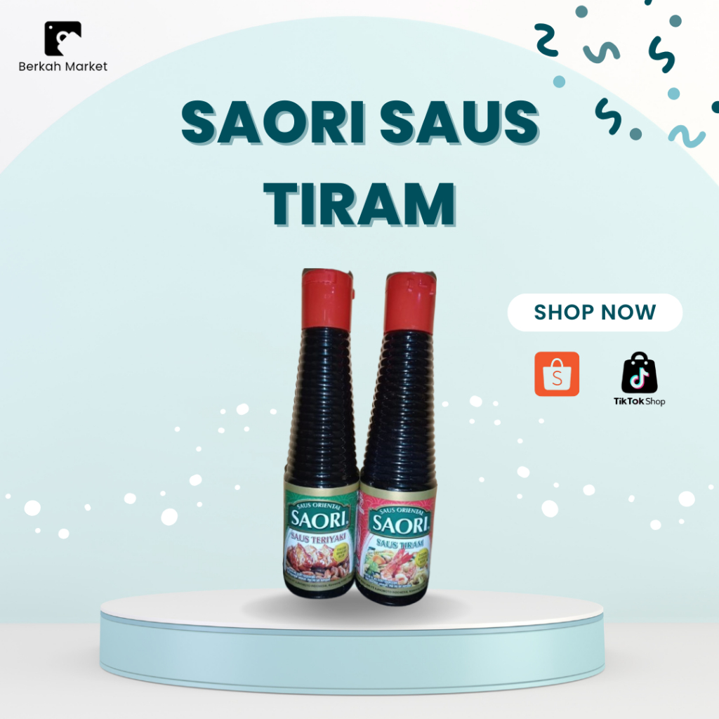 

Saori Saus Oriental 133 Ml - Saus Tiram & Teriyaki | Rasa Asli dari Indonesia