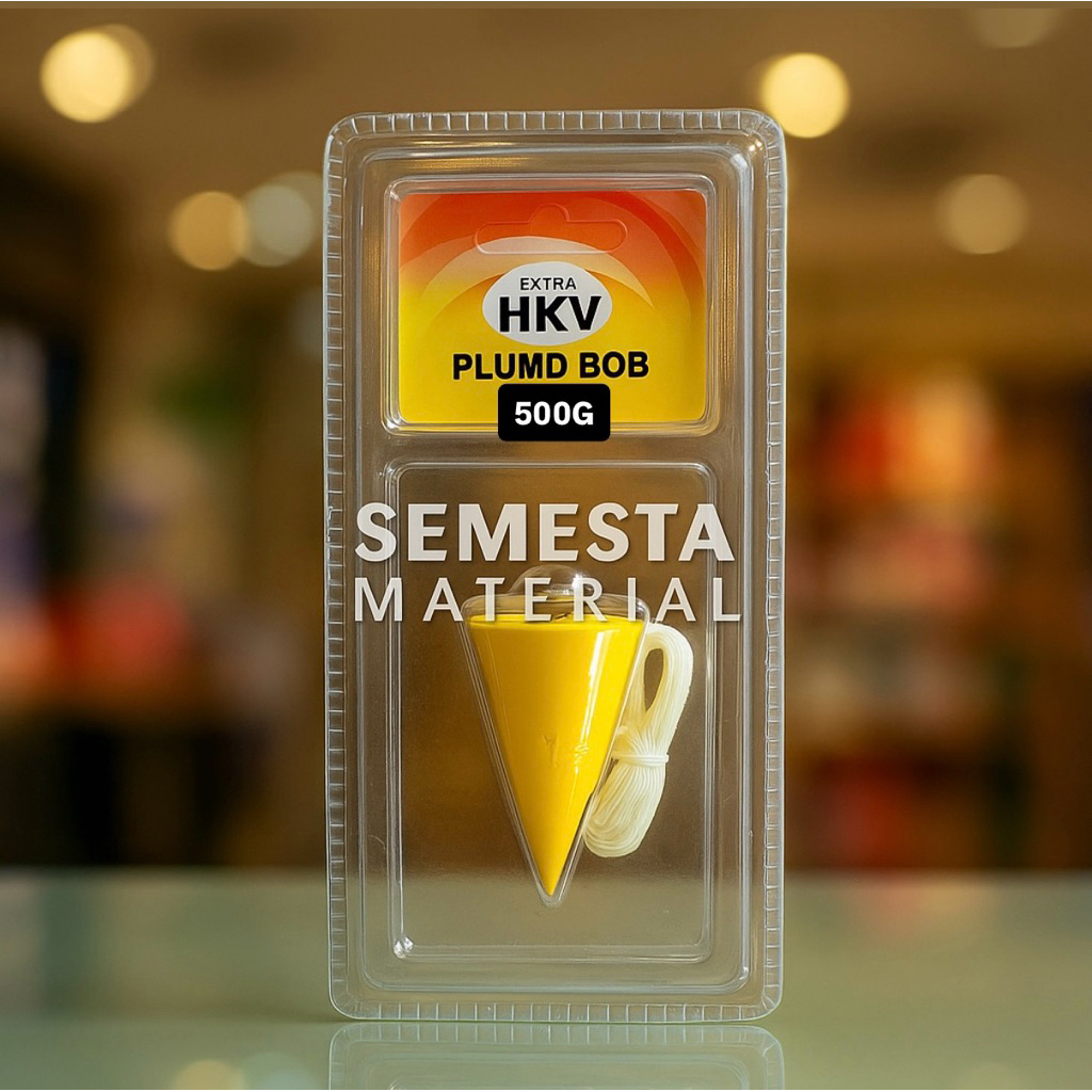 Batu Lot Tukang 500 Gram Bandul Timbangan Kerucut Alat Ukur Plumb Bob | Pemberat Lot Tukang Ukuran 5