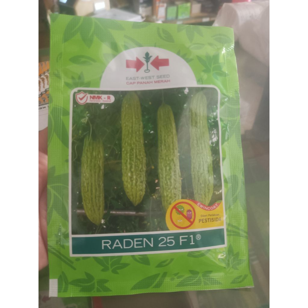 Benih Paria Raden F1 - Bibit Pare Raden 25 F1 (Cap Panah Merah) Kemasan Baru
