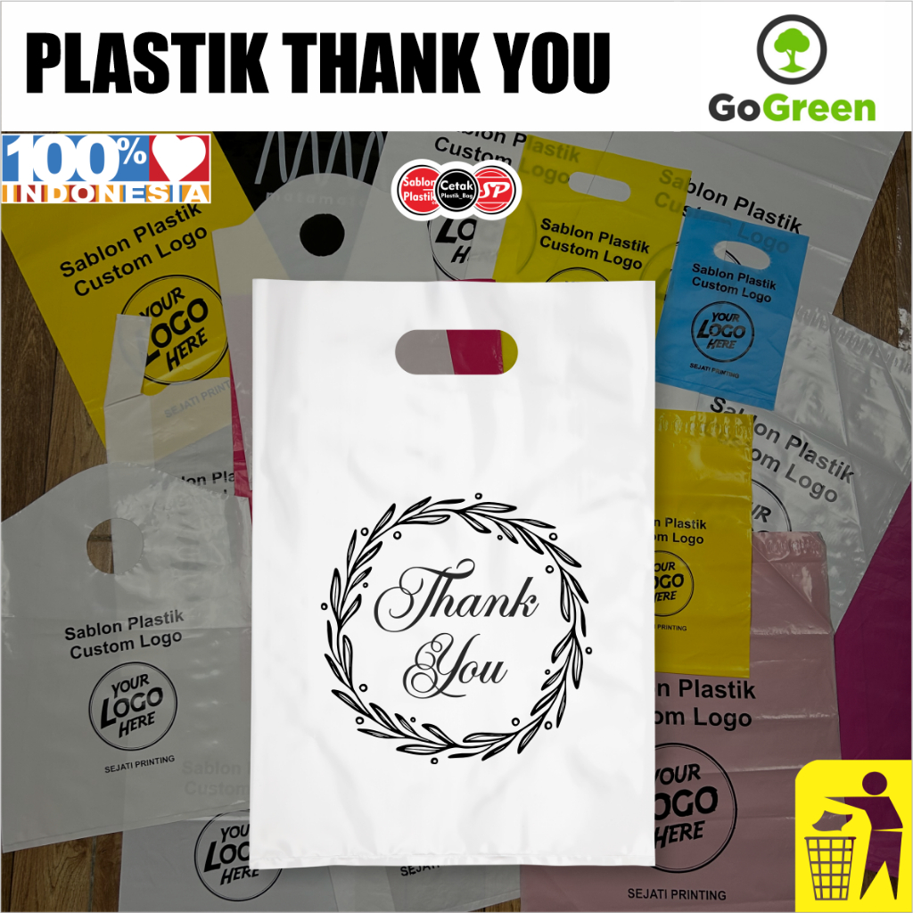 

(Isi 50pcs size 15 x 22cm) kantong plastik, plastik thank you, plastik skincare, plastik kosmetik, plastik acessories, Plastitk Fashion