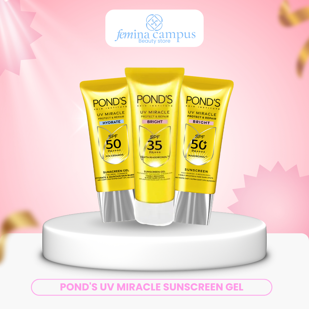 Ponds UV Protect Sun Screen Serum Gel SPF 50+ PA++++ 25gr / Sunscreen Ponds SPF 50 PA ++++