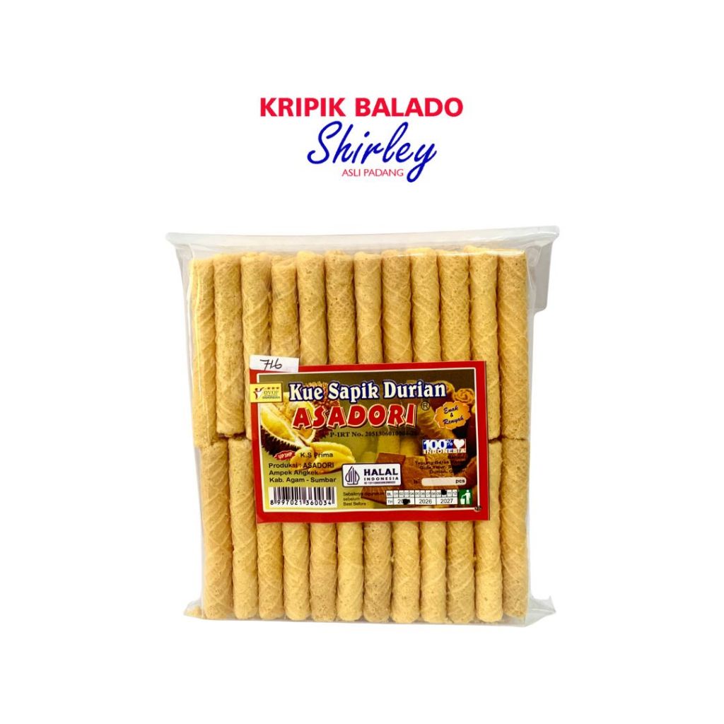 

Kue Sapik Asadori Asli Padang