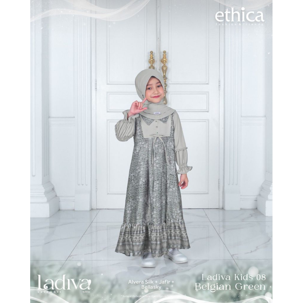 BIG SALE‼️ETHICA GAMIS ANAK BELGIAN GREEN