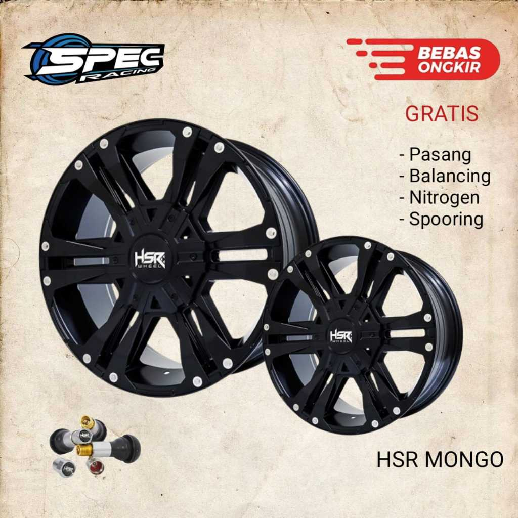 Velg Racing Ring 20 Hsr Mongo Untuk Mobil Terios Rush Xtrail Rubicon Dodge Dll