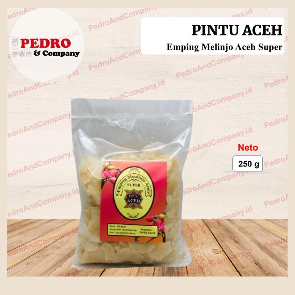 

Emping Meulinjo Pintu Aceh SUPER mentah 250 gram Empink belinjo melinjo