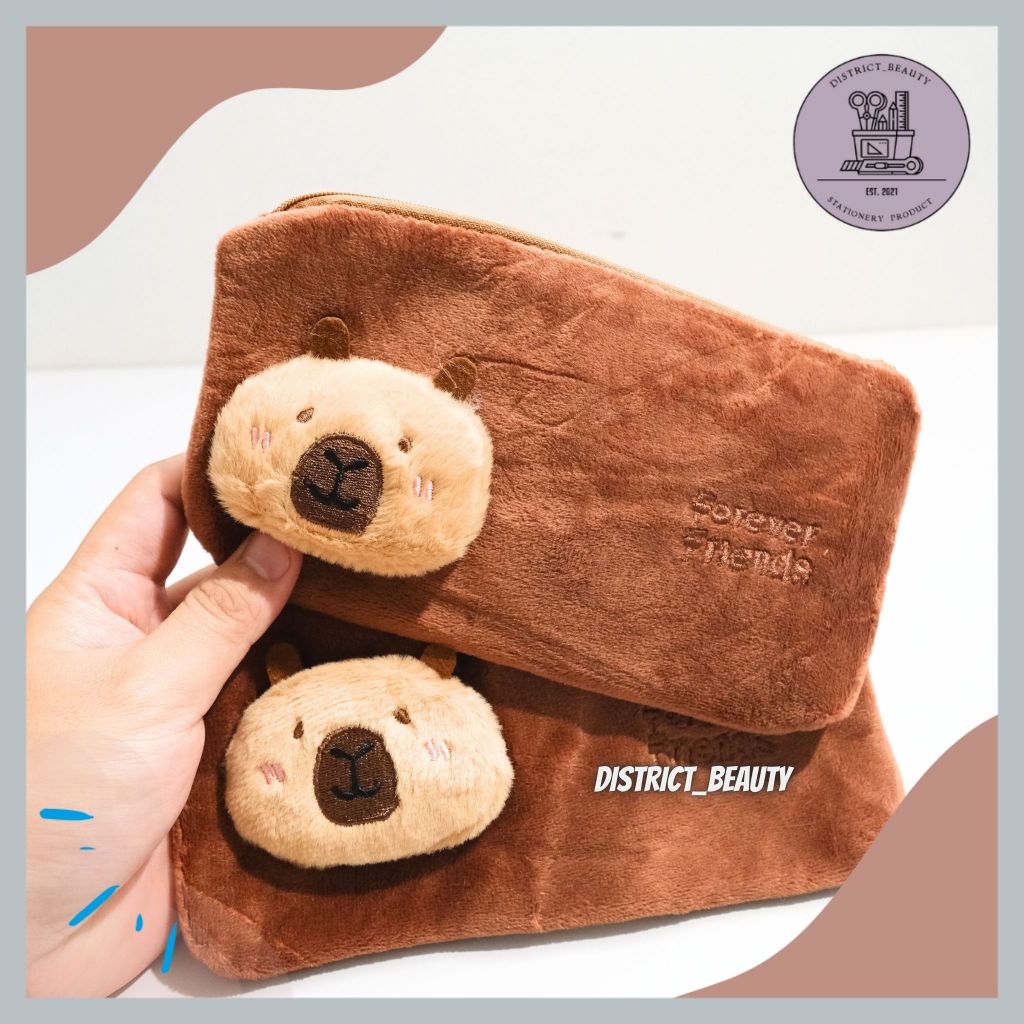 

KOTAK PENSIL BONEKA CAPYBARA FOREVER FRIEND TEMPAT PENSIL PLUSHY CAPYBARA KAPIBARA PENCIL CASE ANAK LUCU TERMURAH