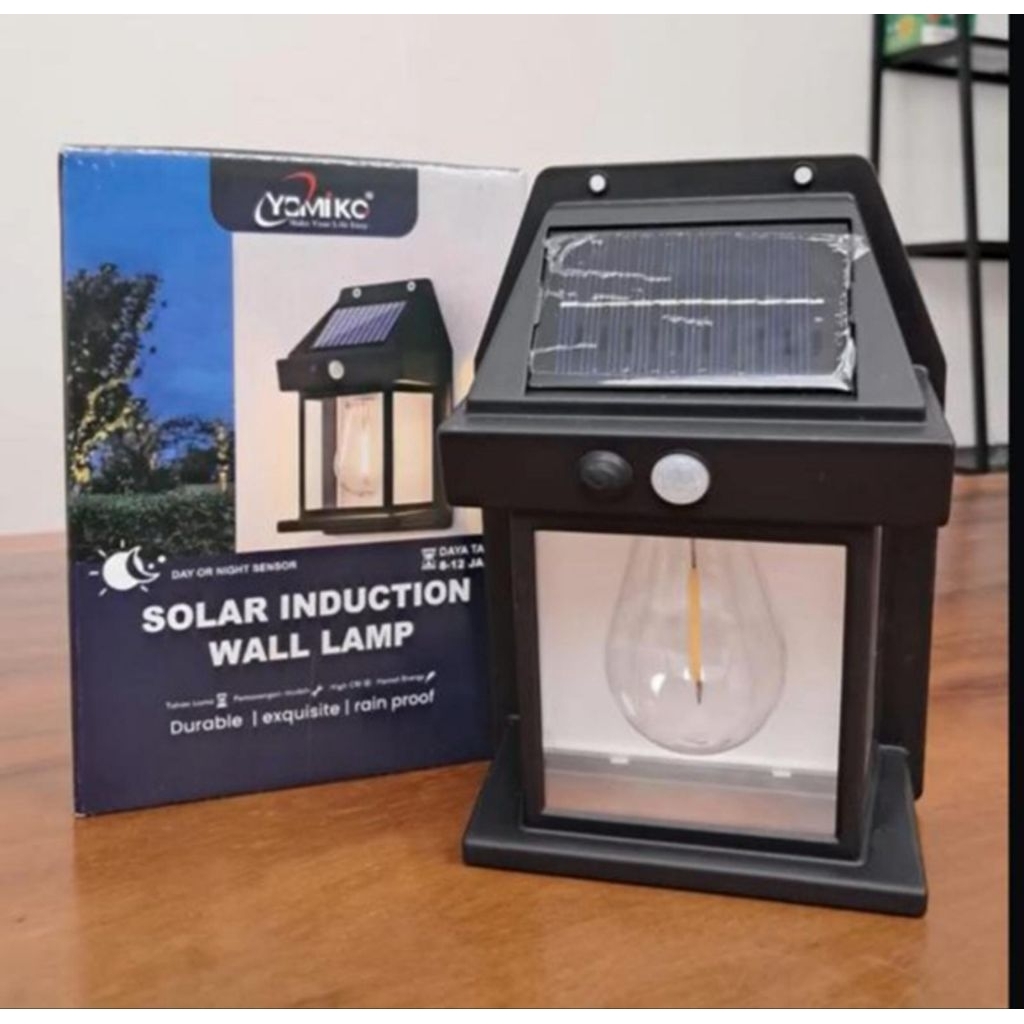 Lampu Surya Yomiko Outdoor SP-5530-88 Cahaya Kuning Tahan 12 Jam