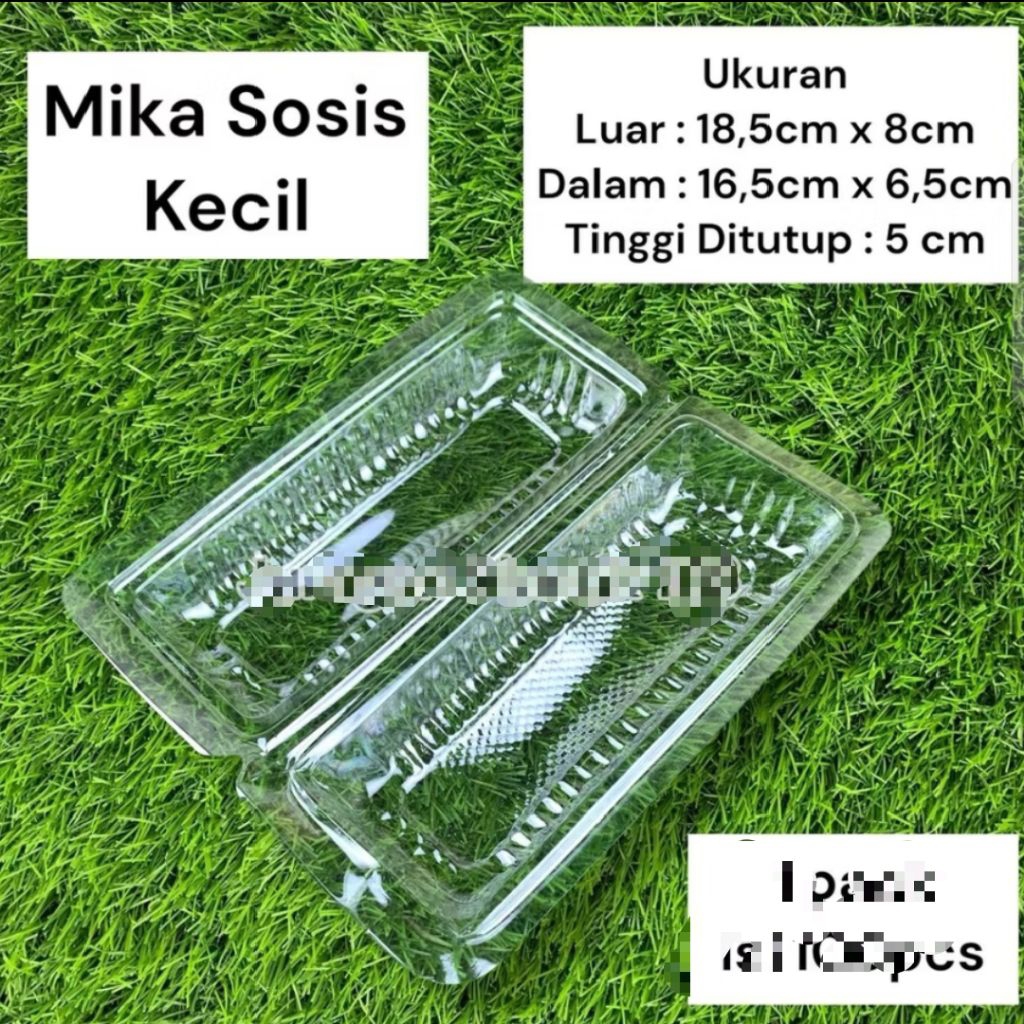 Mika Sosis Besar  / Tray Hotdog / kue Bolu donat segi panjang / Jelly Donut Donat Kue