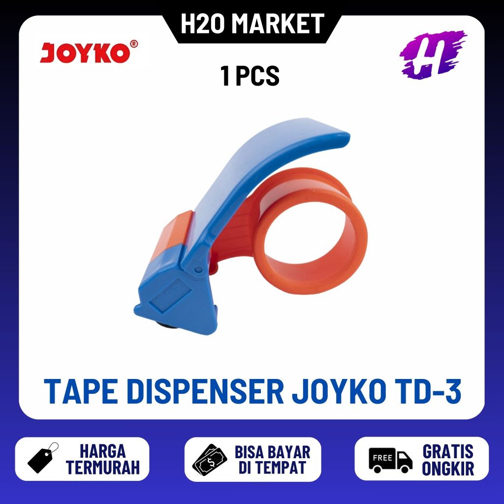 

❤️H2O❤️Tape Cutter Tape Dispenser Pemotong Pita Perekat Joyko TD-3 Tape Dispenser