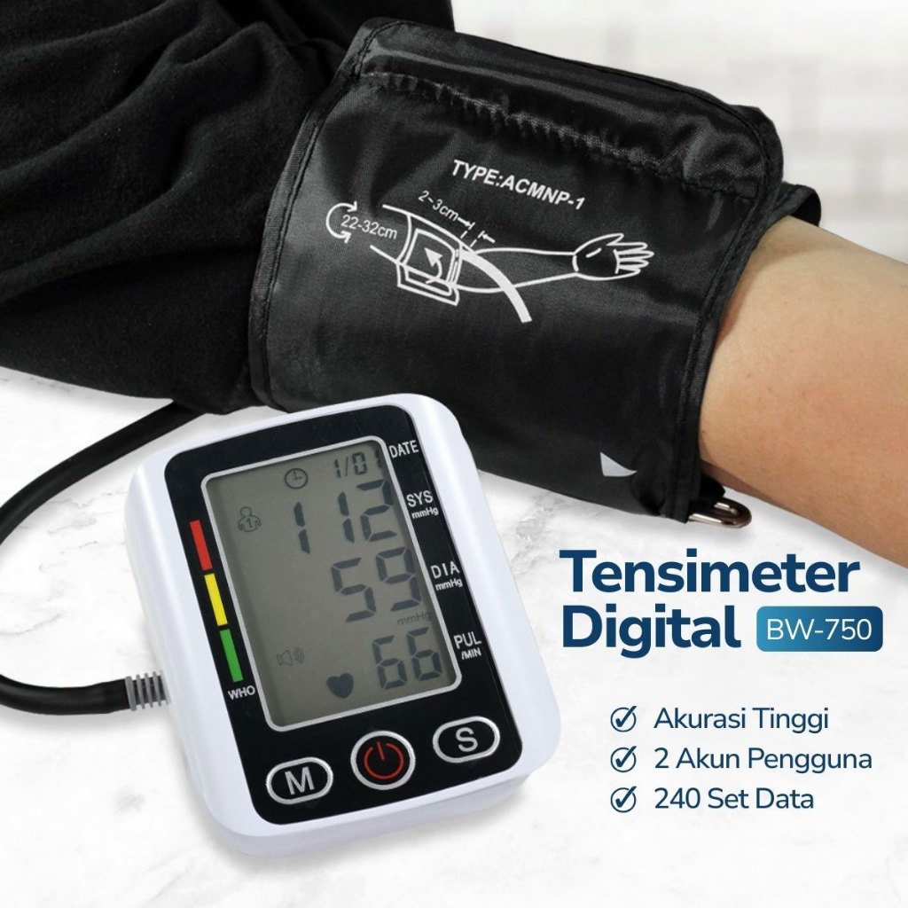 Tensimeter Digital / Taff Omicron Alat Tensi Darah / Pengukur Tekanan Darah / TENSI DARAH DIGITAL