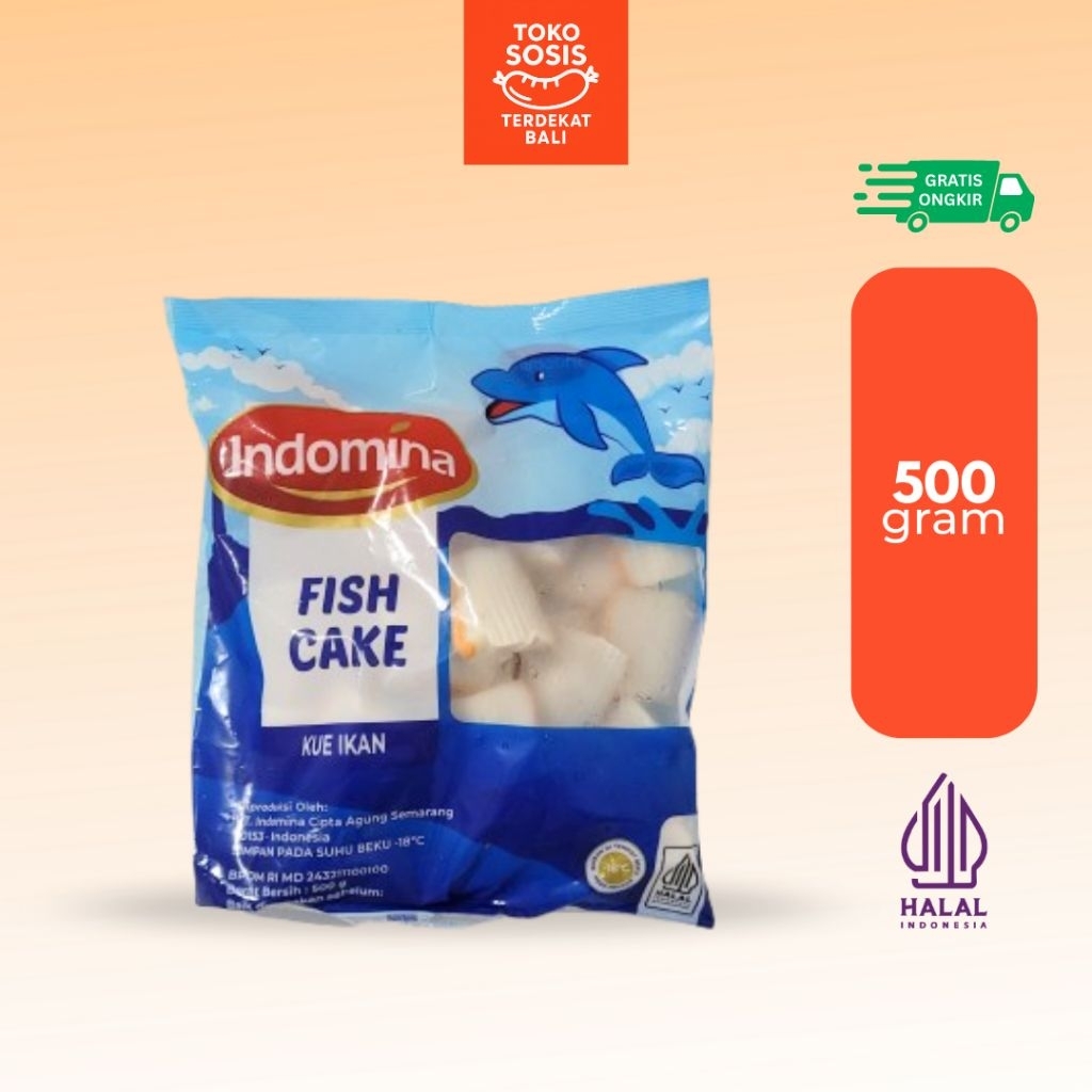 

Indomina Fish Cake Kue Ikan 500 gram | Olahan Ikan