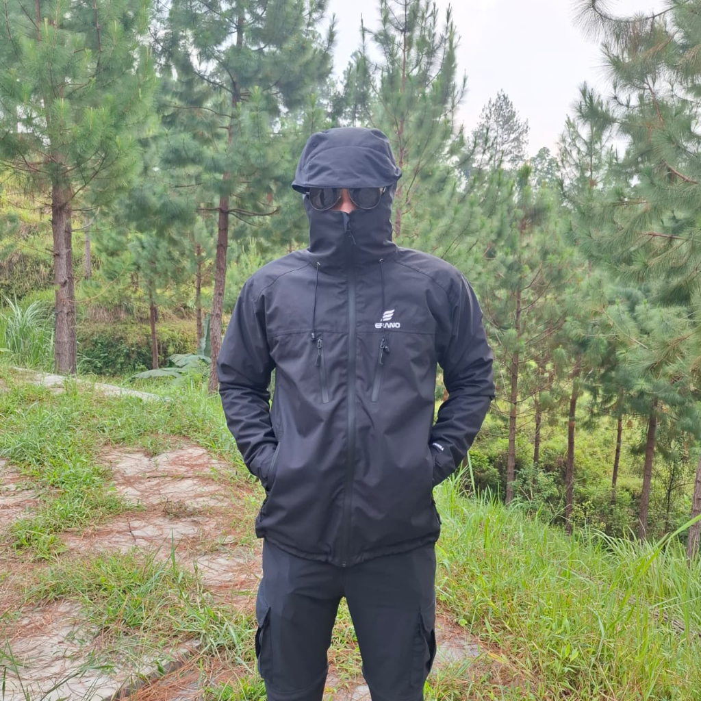 Erano Arunika - Jaket Gunung Gorpcore Waterproof Pria Wanita  - Jaket Anti Air Inner Polar windproof