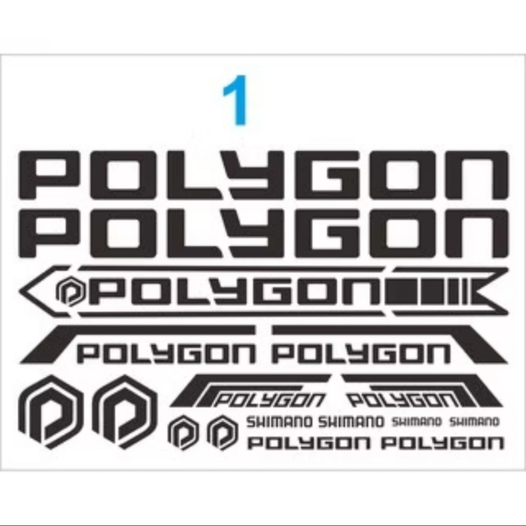 striping cutting sticker polygon