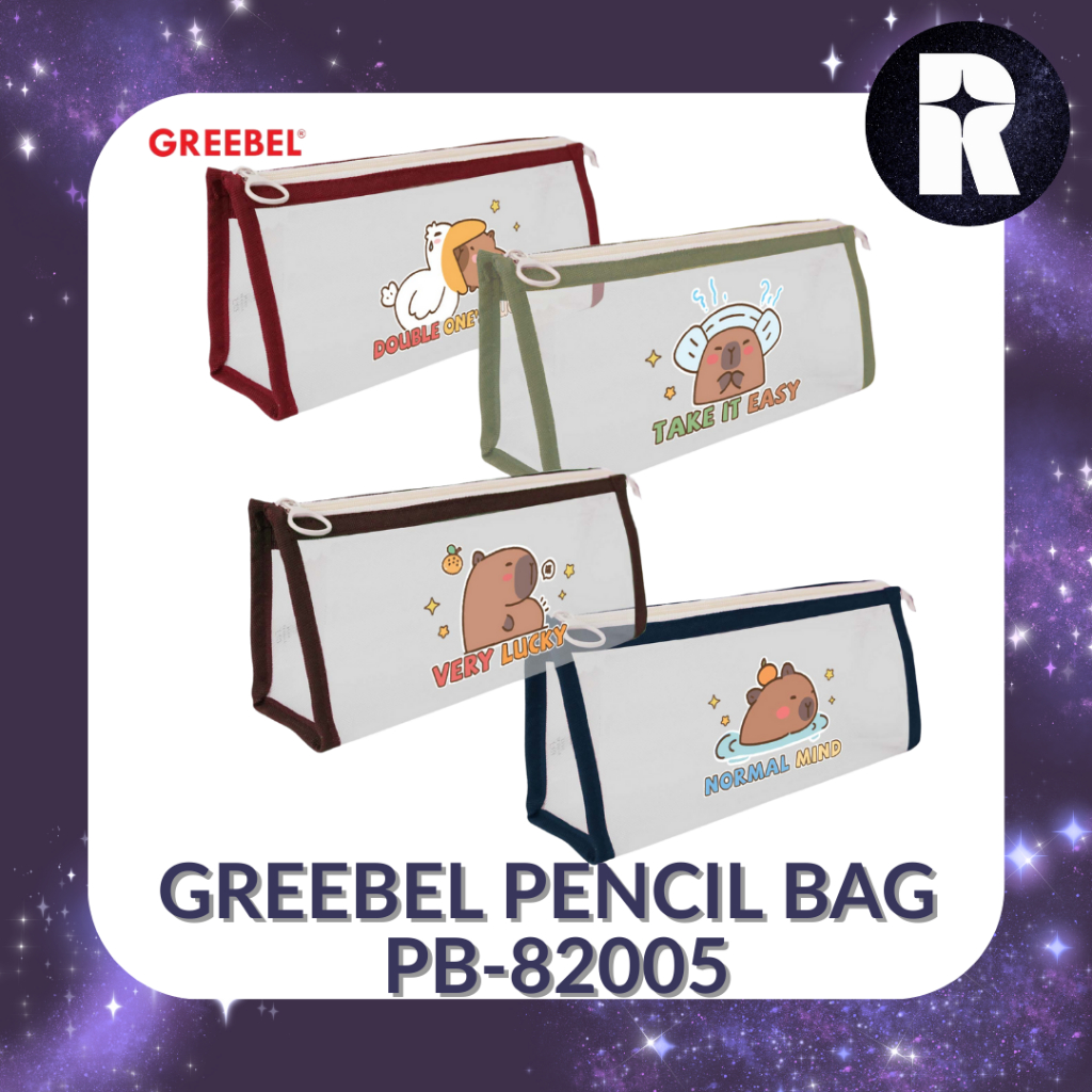 

GREEBEL PENCIL BAG / TEMPAT PENSIL TRIGONAL CAPYBARA PB-82005
