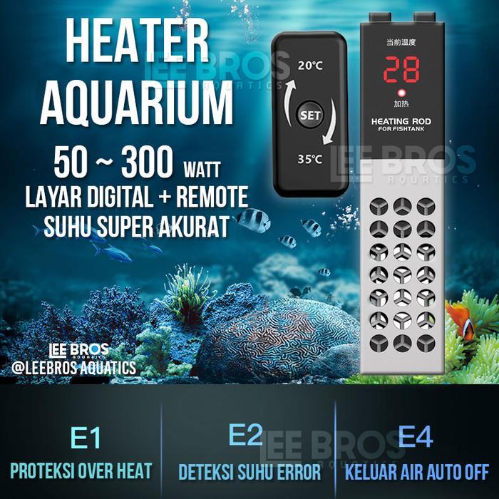 Smart Heater Aquarium SUN SUN / Pemanas Air Aquarium / Aquarium Heater / Hiter Akuarium / Pemanas Ai