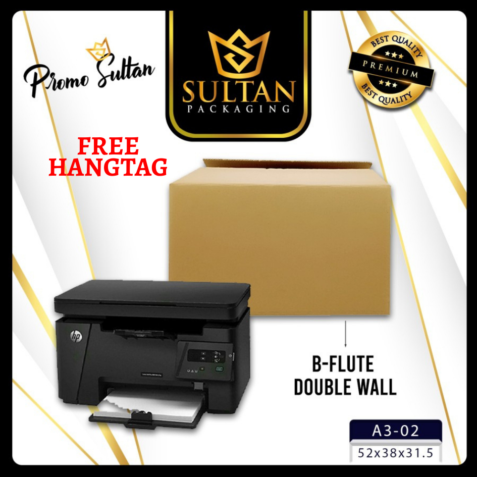 

Box Packaging - Kotak Kardus Packing - Dus Penyimpanan jumbo ukuran 52x38x32 cm - A3-02